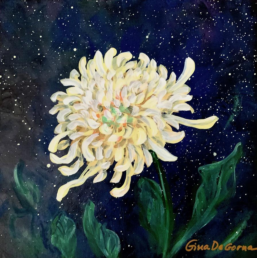 Chrysanthemum Mum Painting by Gina De Gorna