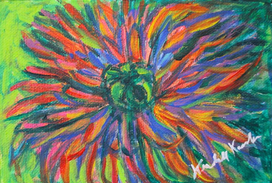 Chrysanthemum or Whatever Painting by Kendall Kessler
