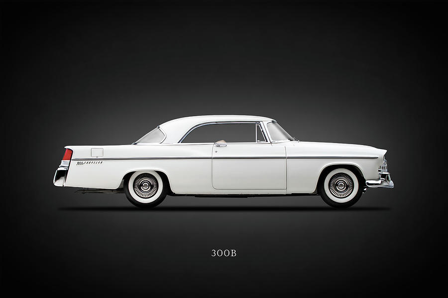 Car Photograph - Chrysler 300B 1956 by Mark Rogan