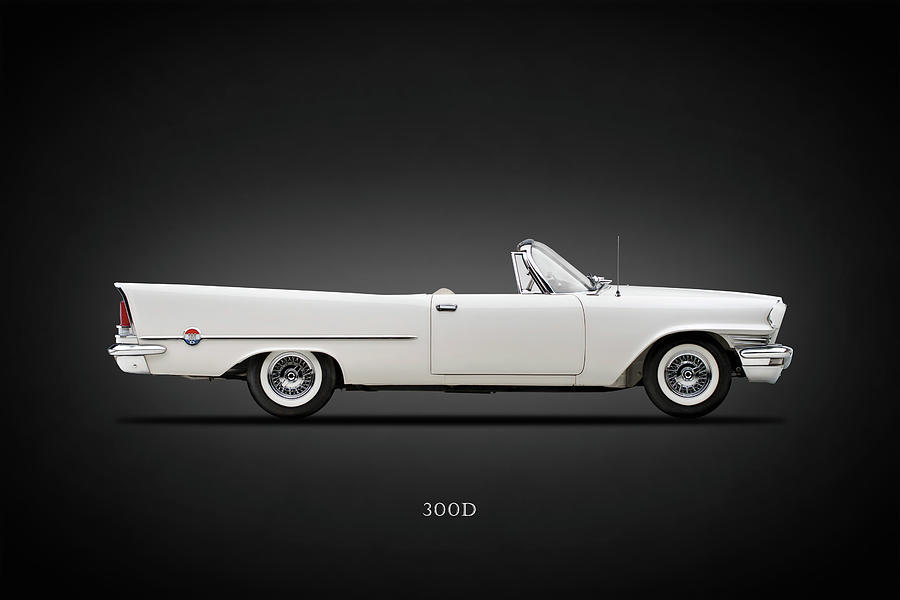 Car Photograph - Chrysler 300D 1958 by Mark Rogan