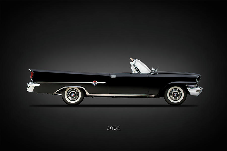 Car Photograph - Chrysler 300E 1959 by Mark Rogan