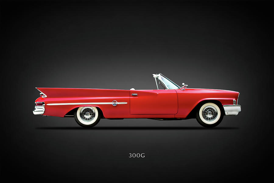 Car Photograph - Chrysler 300G 1961 by Mark Rogan