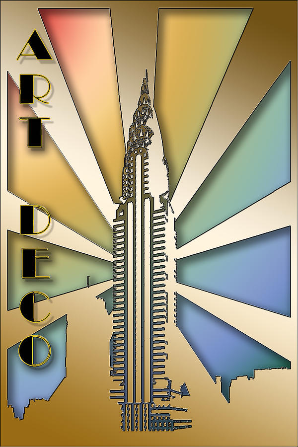 Chrysler Building  Digital Art by Chuck Staley