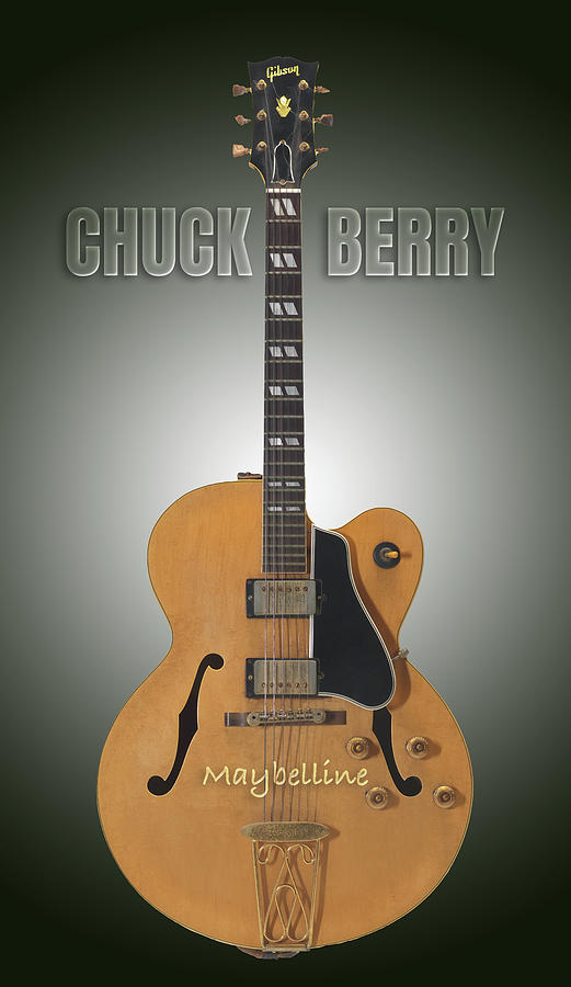 Chuck Berry Maybelline Guitar Photograph by Carlos Diaz