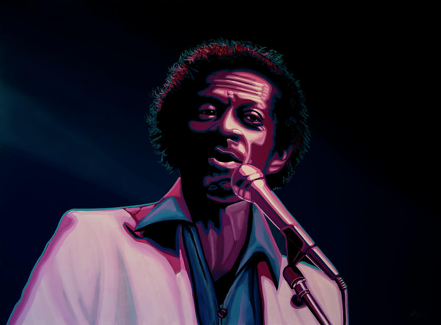 Chuck Berry Painting Painting by Paul Meijering