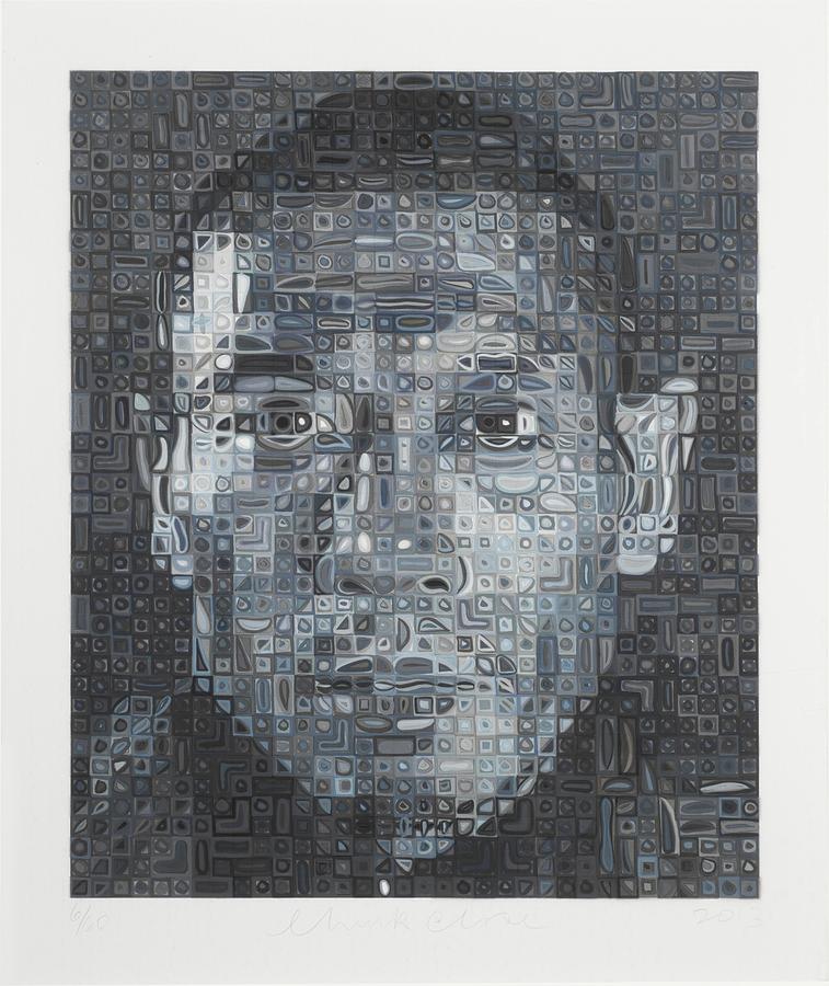 Chuck Close b.1940 Zhang Huan II Painting by Arpina Shop - Fine Art America