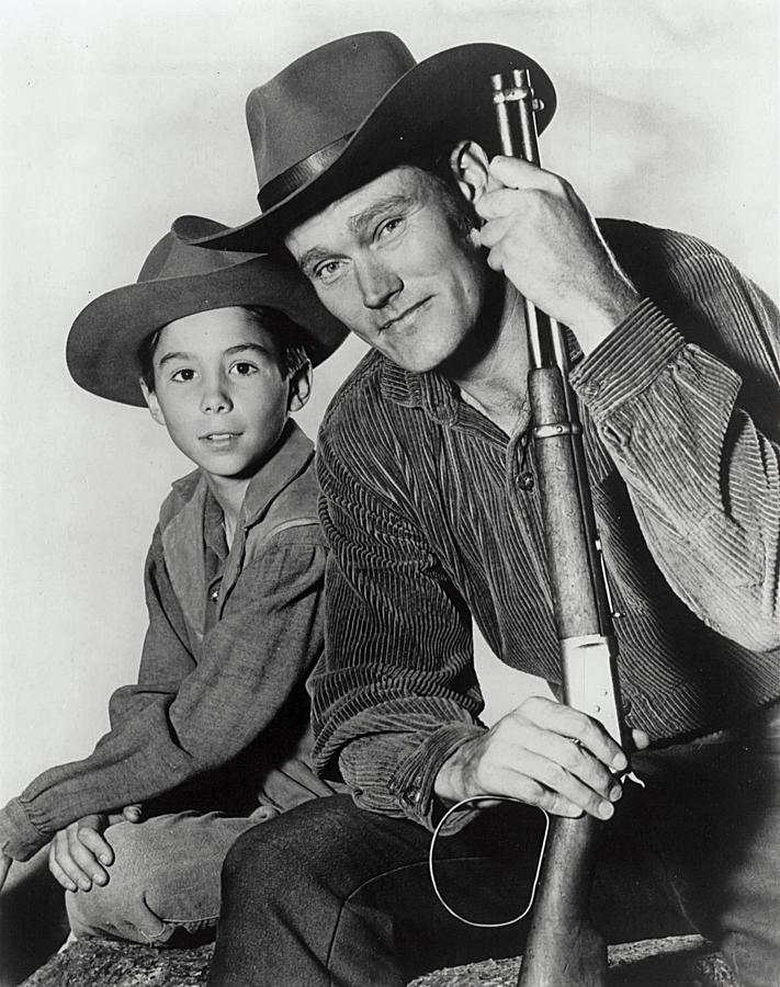 Chuck Connors Johnny Crawford The Rifleman 1960 Photograph by Linda ...