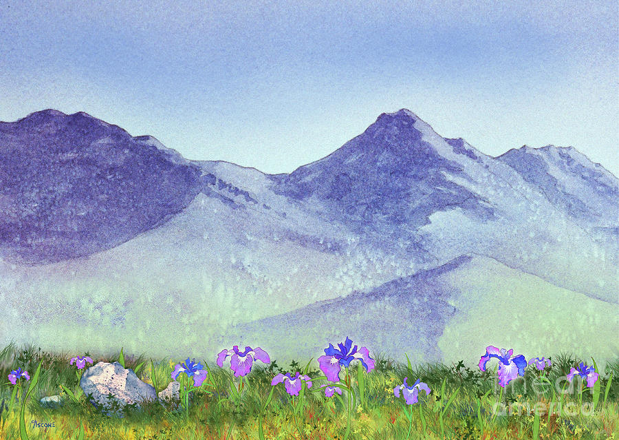 Chugach Mountain Spring Painting by Teresa Ascone