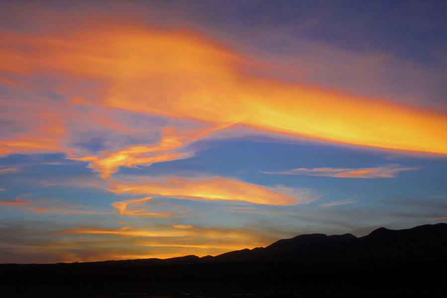 Chupadera Mountains Sunset, New Mexico Photograph by Jerry Griffin