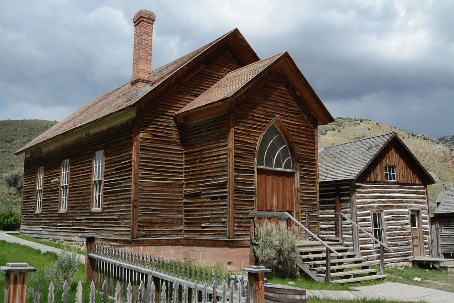 Church at Bannack Photograph by Whispering Peaks Photography