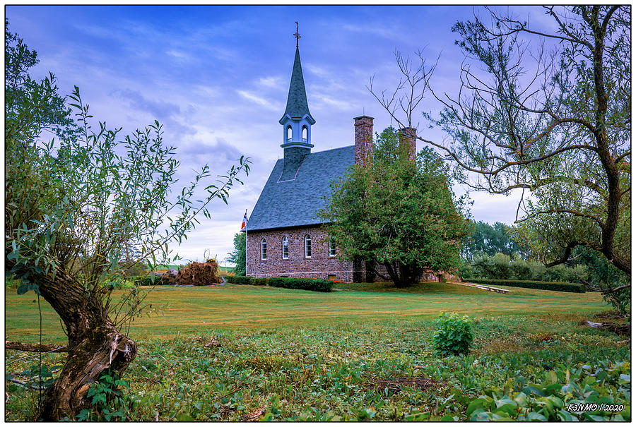 Church at Grand-Pre National Historic Site Photograph by Ken Morris