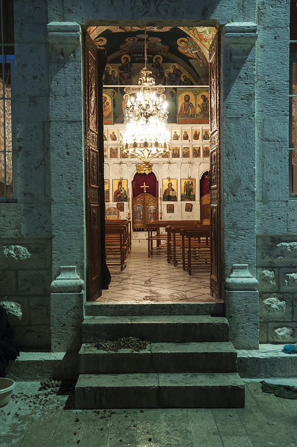 Church at Mar Takla in Maaloula, Syria Photograph by Joel Carillet