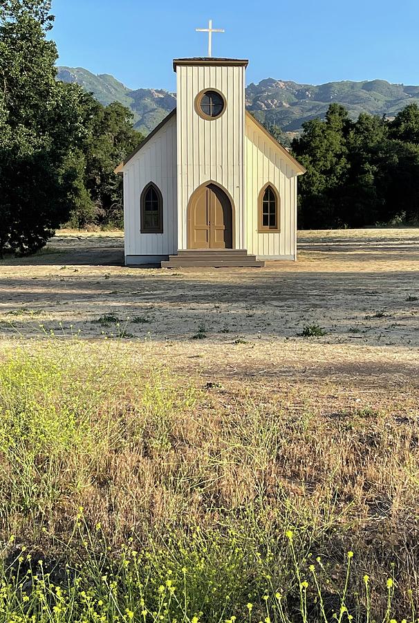 Santa Monica Photograph - Church at Paramount Ranch by Mark Millicent