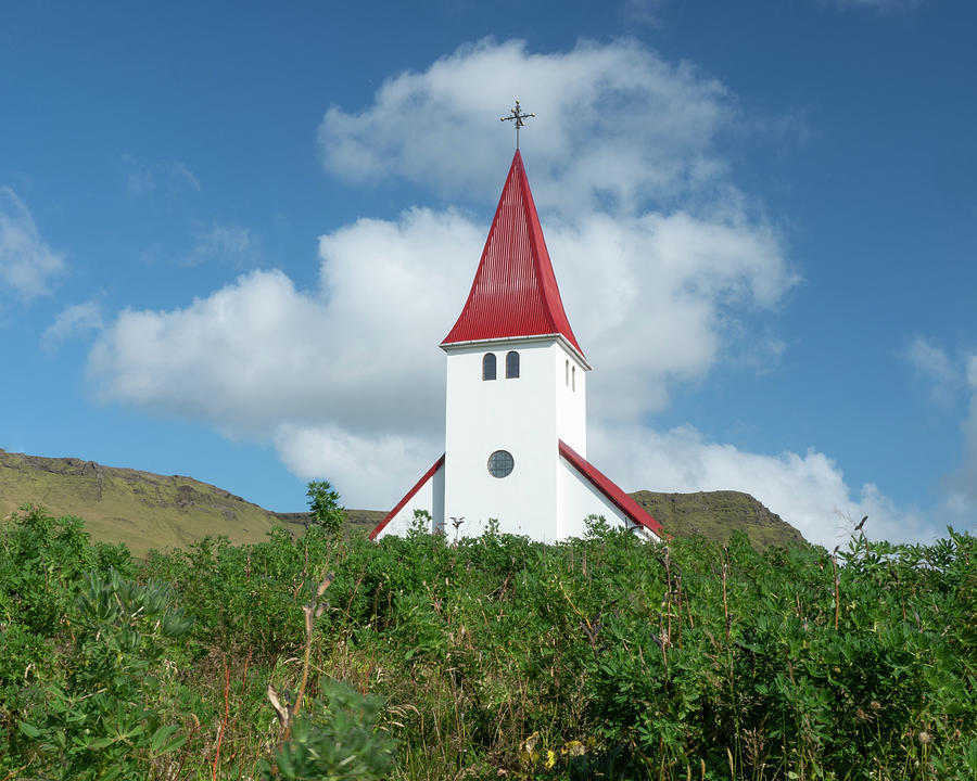 Church at Vik Iceland Photograph by Kristia Adams