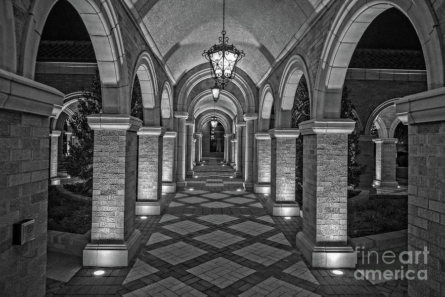 Church Courtyard Walkway Photograph by Imagery by Charly