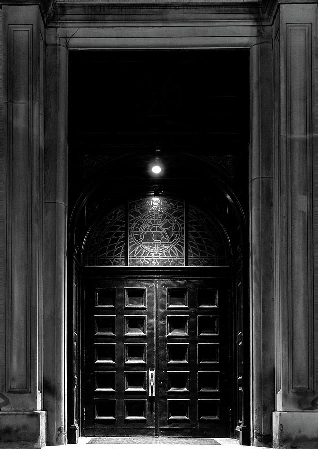 Church Doors - bw Photograph by Steve Bell - Fine Art America