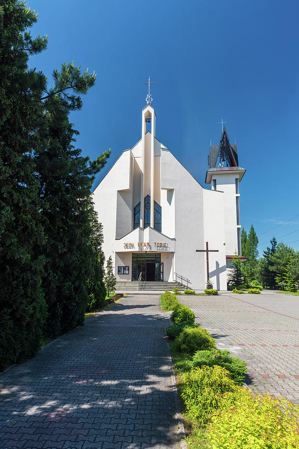 Church in Bakow village in Poland Photograph by Jan Sirina - Fine Art ...