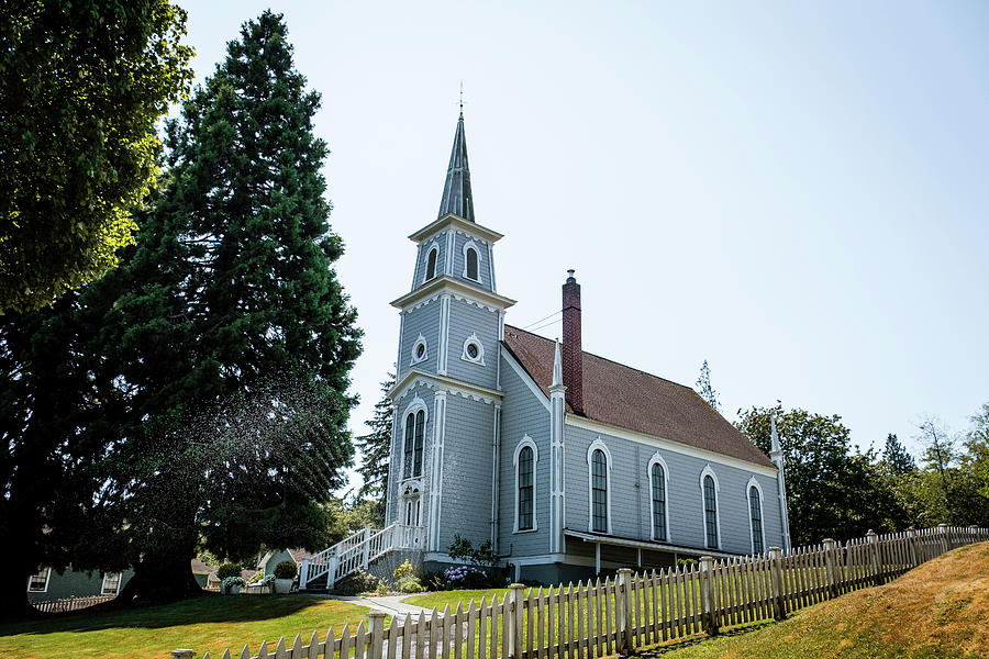 Church in Port Townsend Photograph by Alberto Zanoni