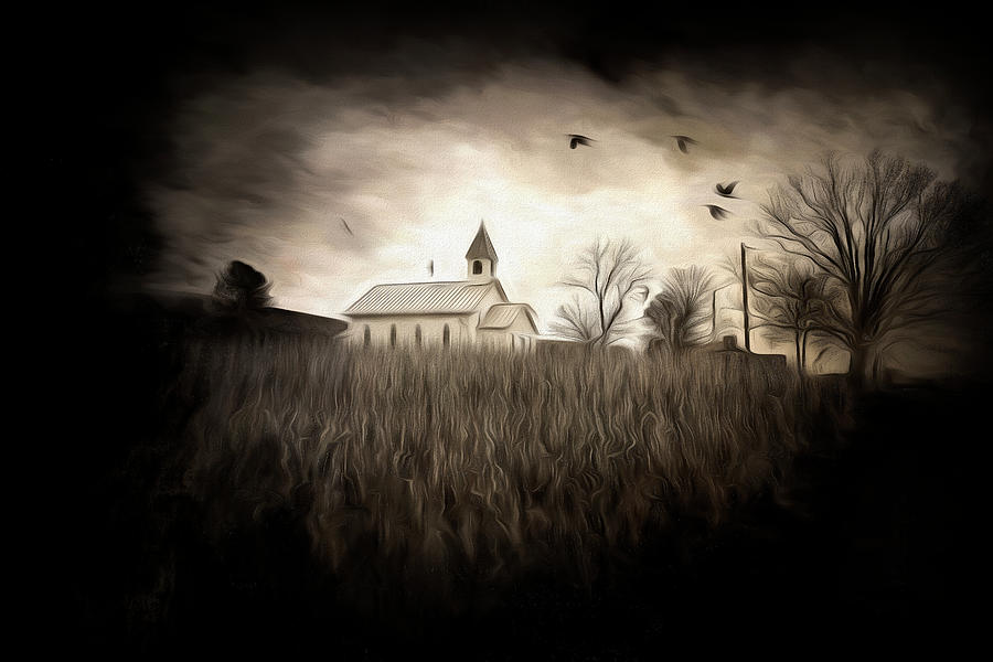 Church in the Country Photograph by Deborah Penland