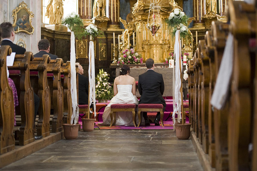 Church marriage Photograph by Michaela Begsteiger