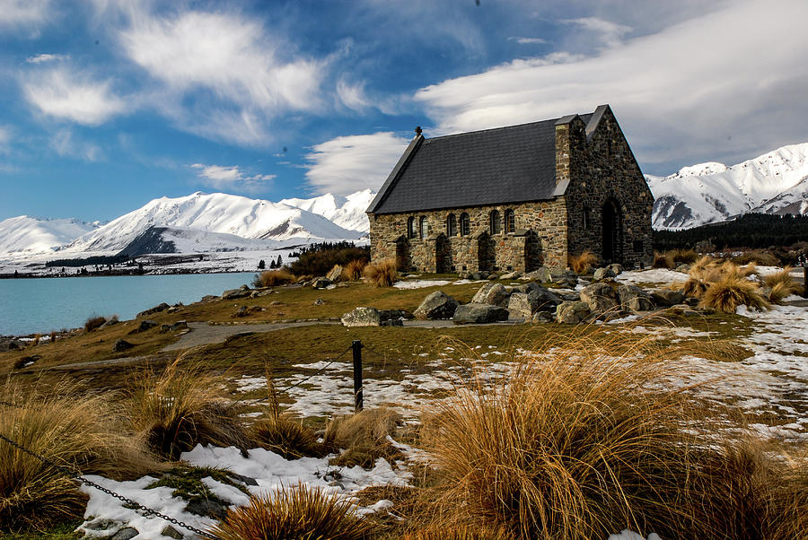 Chapel II - Church of Good Shepherd, South Island, New Zealand Photograph by Earth And Spirit