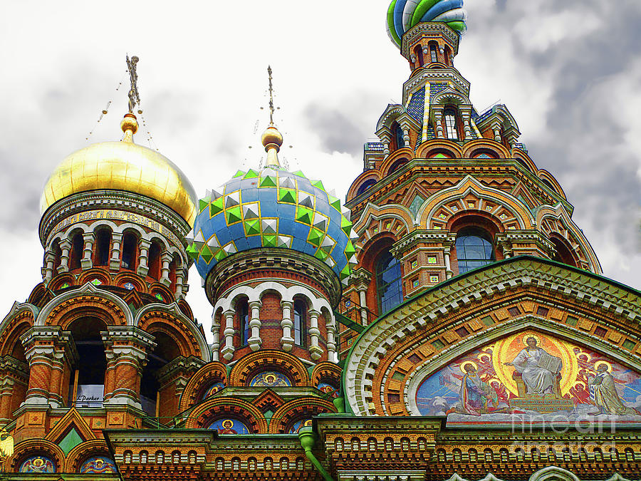 Church of Our Savior of Spilled Blood-1 Photograph by Linda Parker