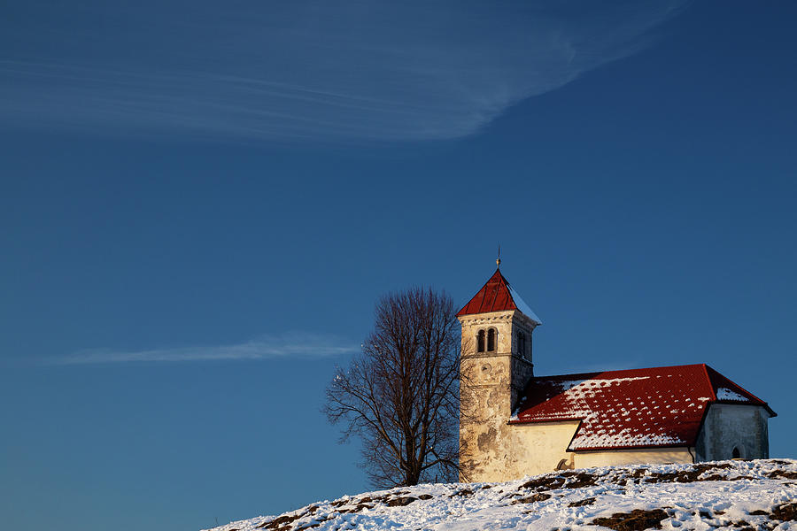Church of Saint Anna in winter.  Photograph by Ian Middleton