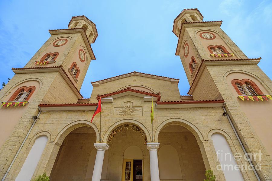 Church of San Demetrius of Berat in Albania Digital Art by Benny Marty