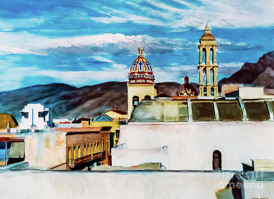 Church of San Esteban 1946 Painting by Edward Hopper - Fine Art America