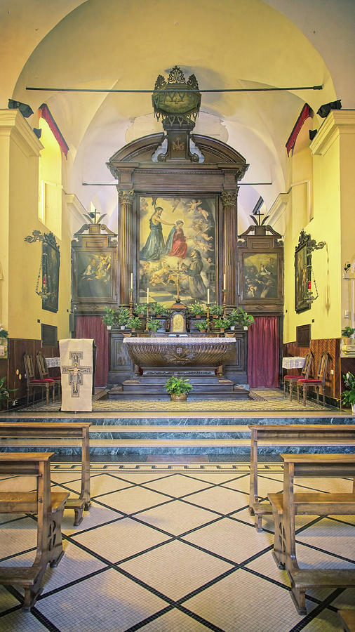 Church Of San Francesco Monterosso Cinque Terre Photograph