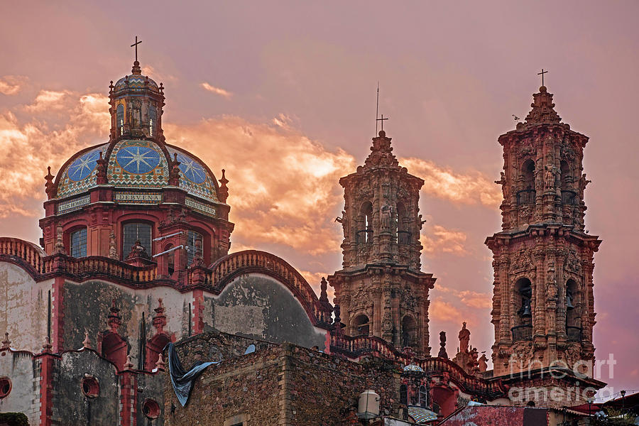 Church of Santa Prisca at Taxco de Alarcon, Guerrero, Mexico Photograph by Arterra Picture Library