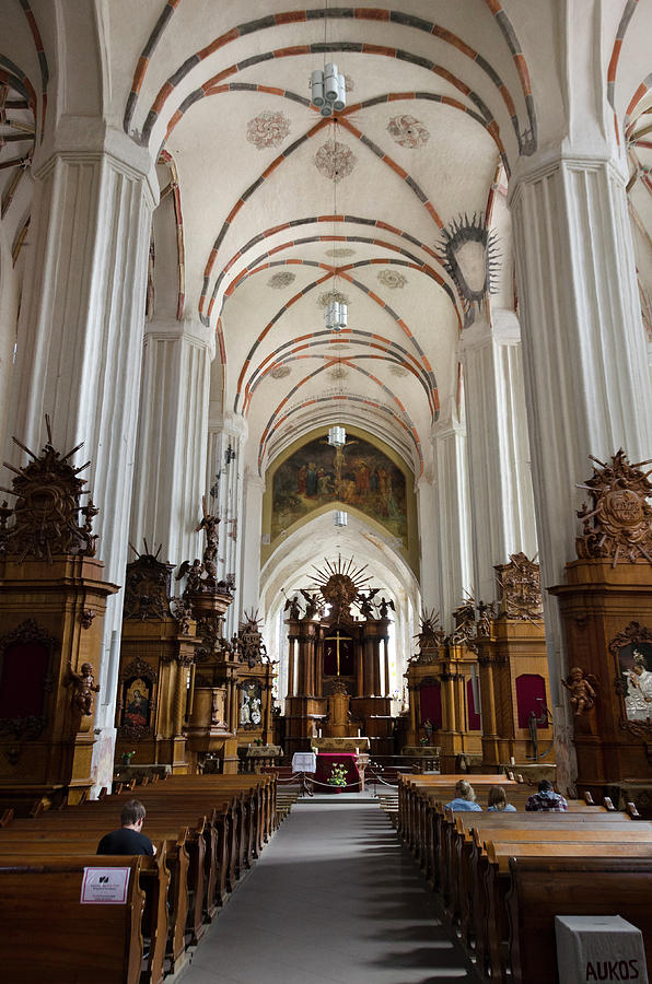 Church of St. Francis and St. Bernard in Vilnius. Interior Photograph by RicardMN Photography