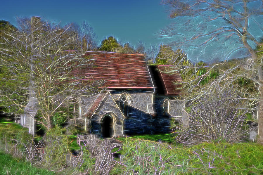 Church of St Marys,Woodlands. Digital Art by Roy Pedersen