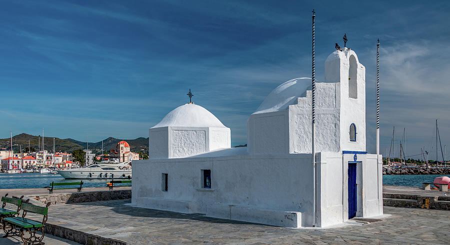 Church of St. Nicholas the Thalassions, Greece Photograph by Marcy Wielfaert