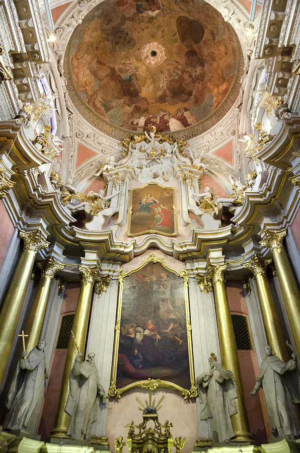Church of St. Theresa in Vinius. Main altar Photograph by RicardMN Photography