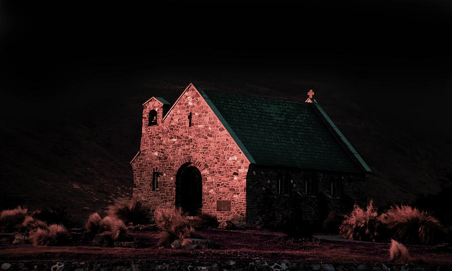 Church Of The Good Sherpherd - Surreal Art By Ahmet Asar Digital Art