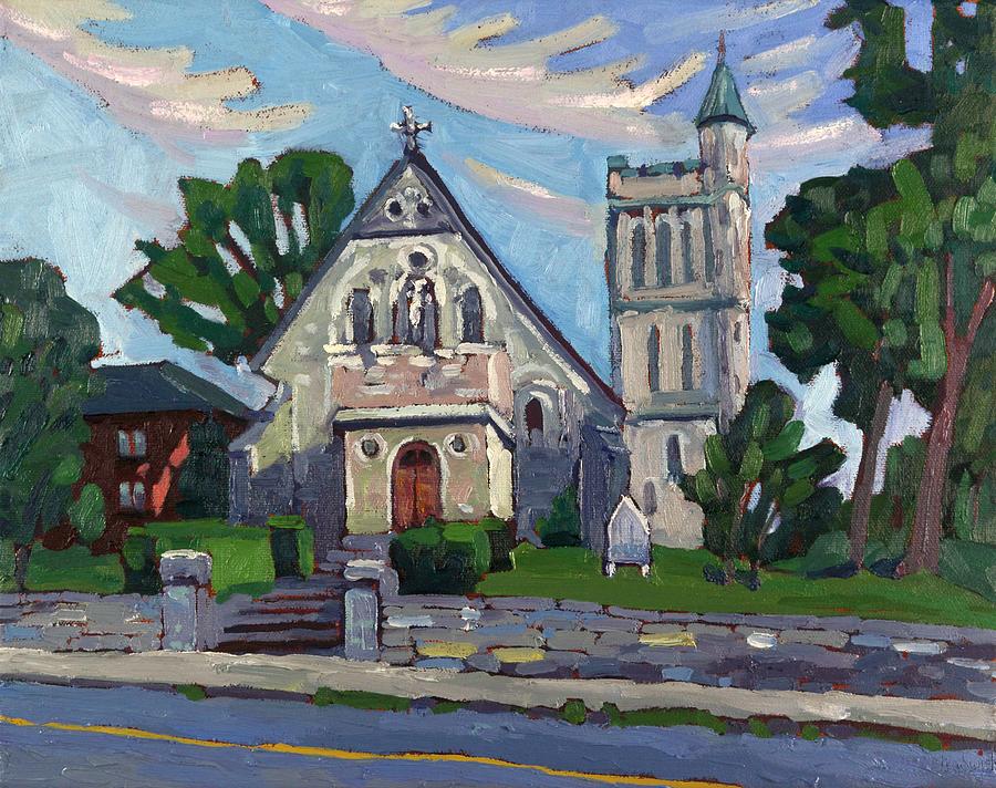 Impressionism Painting - Church of the Good Thief by Phil Chadwick