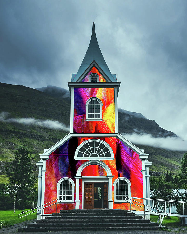 Church of the High Self Digital Art by John Vincent Palozzi
