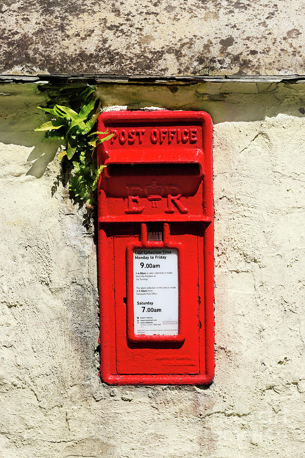Church Road Post Box Mylor Photograph by Terri Waters