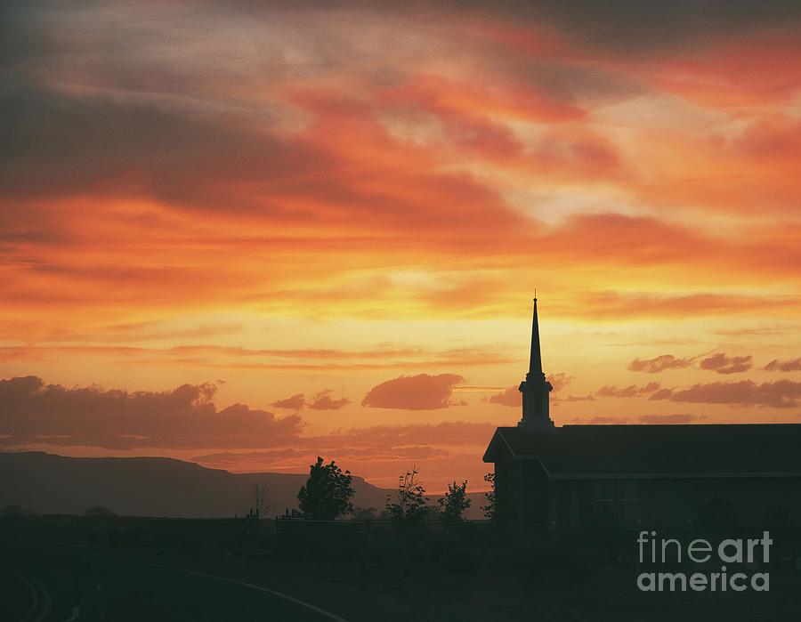 Church Silhouette Photograph by Andrea Anderegg
