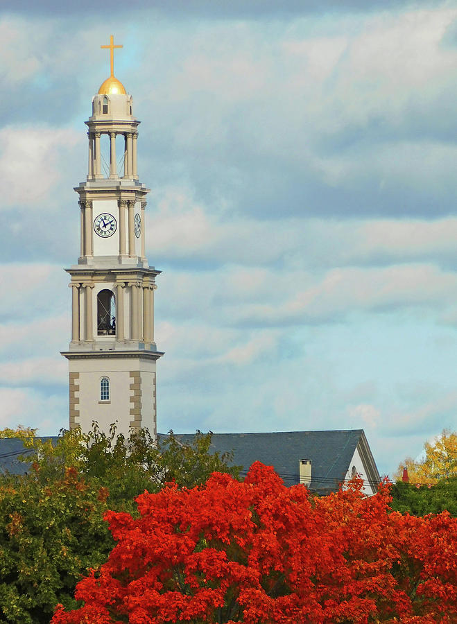 Church Steeple View in Frederick MD Photograph by Emmy Marie Vickers