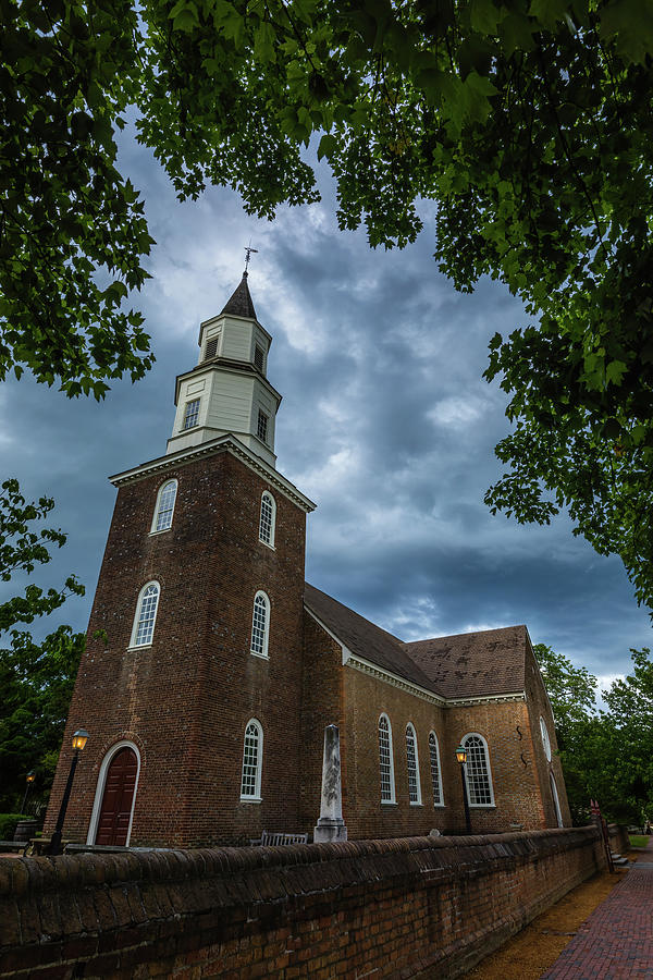 Church Under Stormy Sky Photograph by Rachel Morrison
