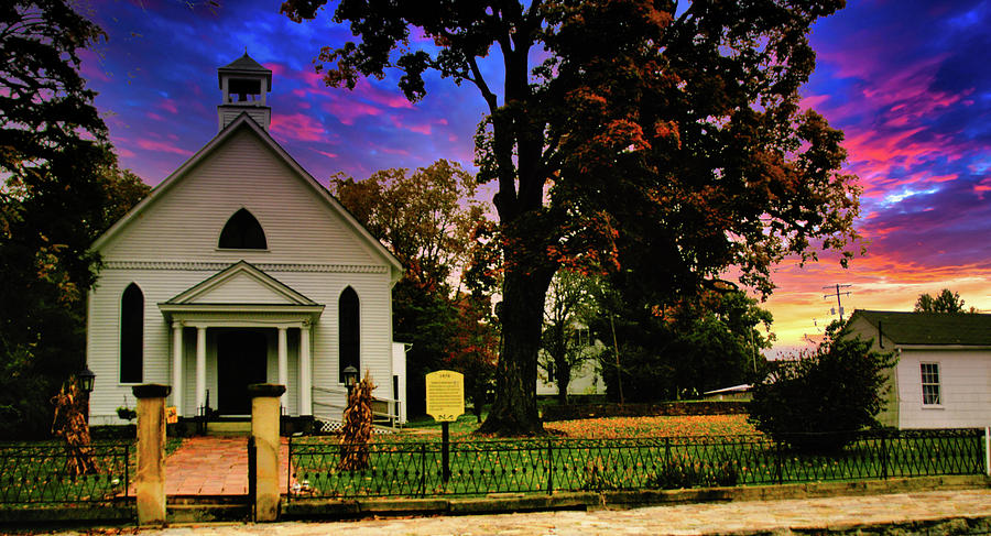 Church Photograph - Church Washington Town KY by Randall Branham