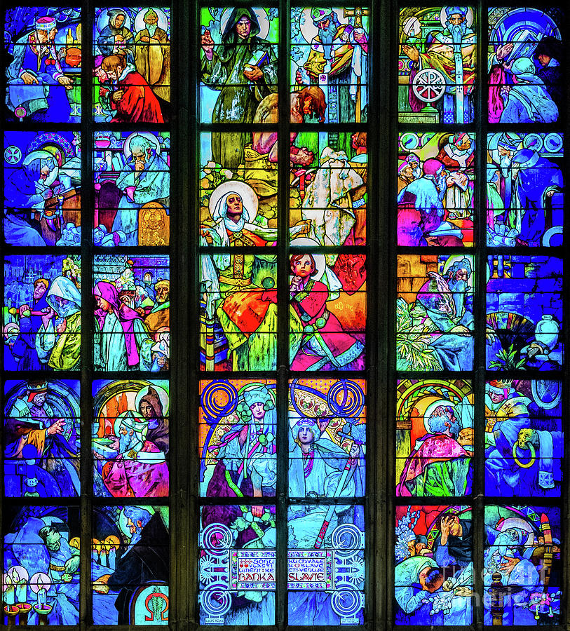 Stained Glass Church Window Photograph by M G Whittingham