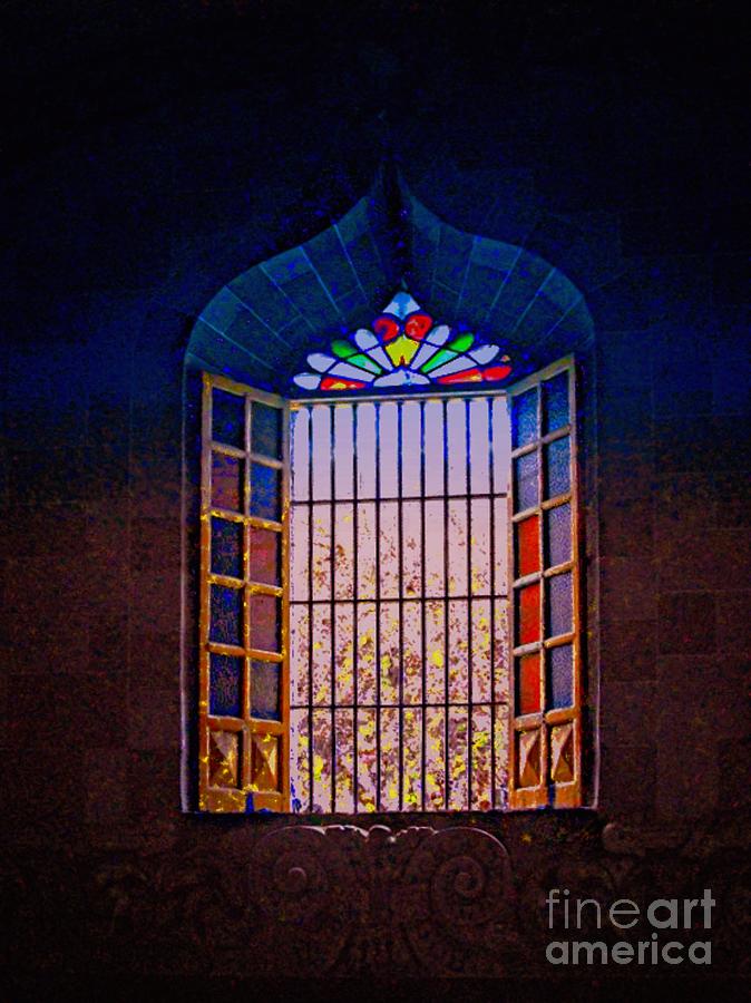 Church Window In Mazatlan Photograph