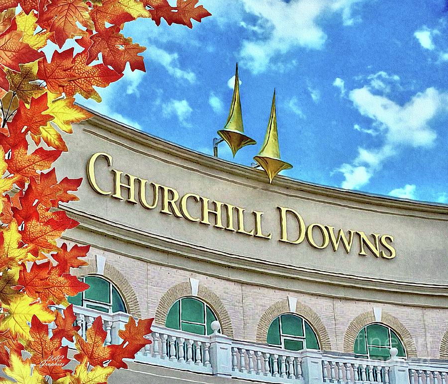 Churchill Downs Autumn Digital Art by CAC Graphics