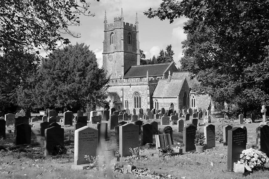 Churchyard Photograph by Lee Stickels