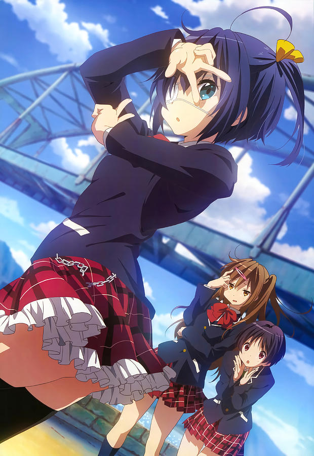 Chuunibyou Takanashi Rikka Poster Painting by Gary Thompson | Fine Art ...