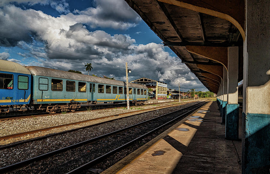 Cienfuegos Trains Photograph by Tom Singleton