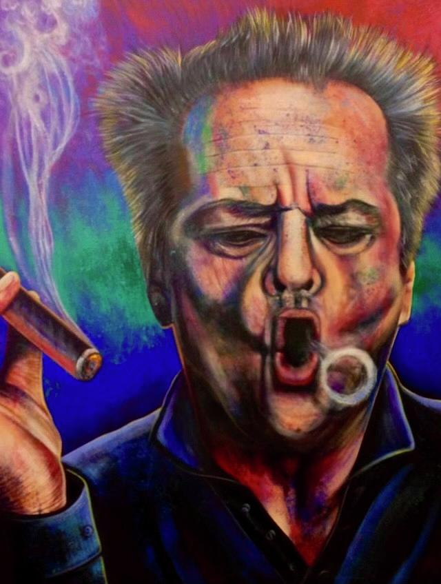 Cigar Nick Painting by Carrie Peters - Fine Art America